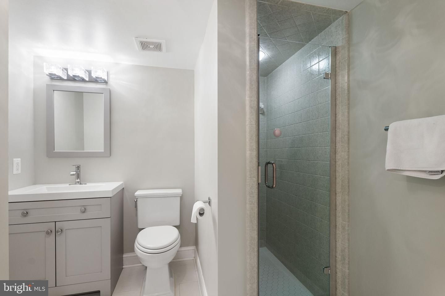 Bathroom, Glass Shower, Interior
