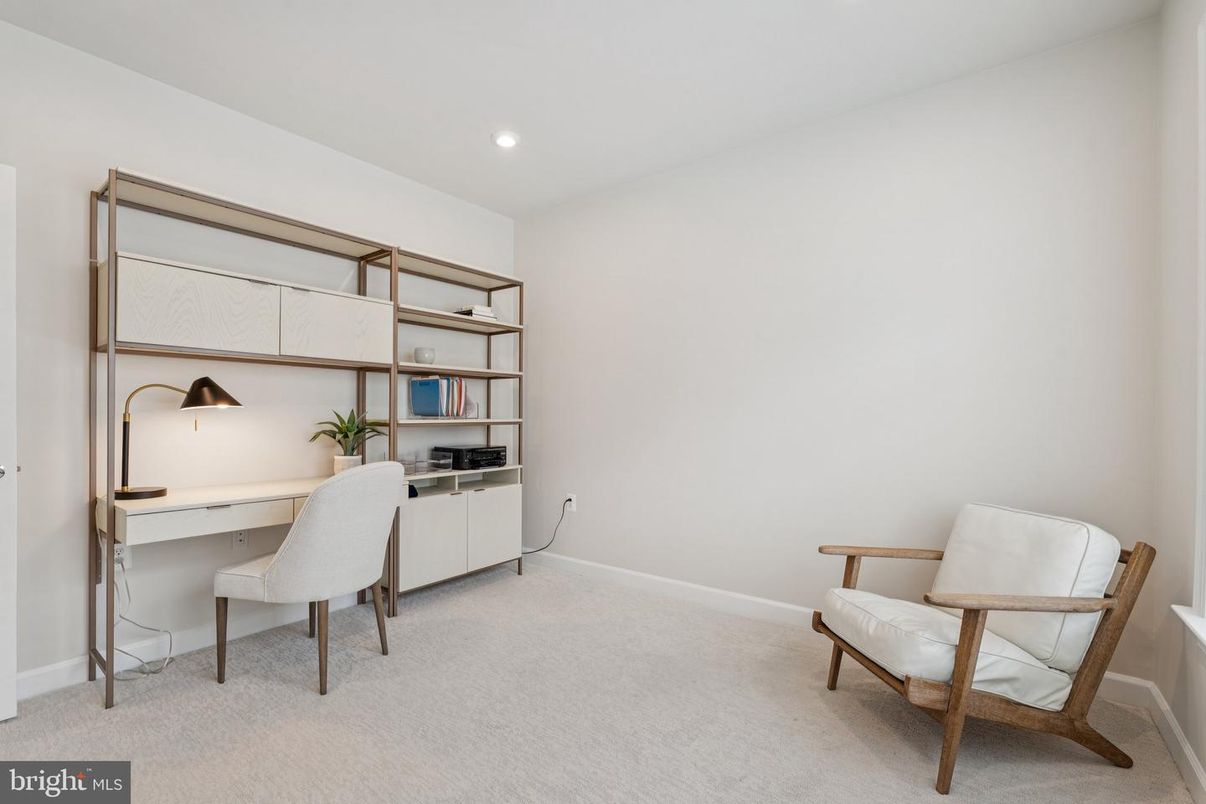 Home Office, Interior, Recessed Lighting