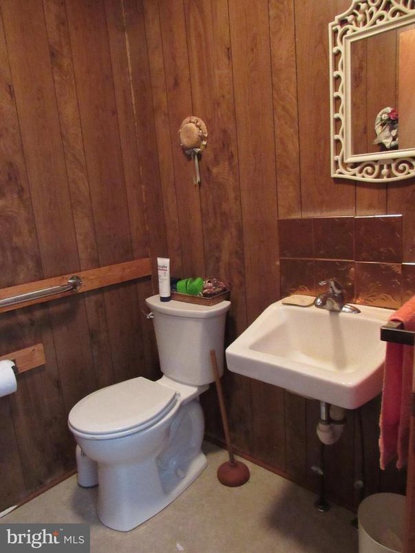 Bathroom, Interior, Wooden Walls