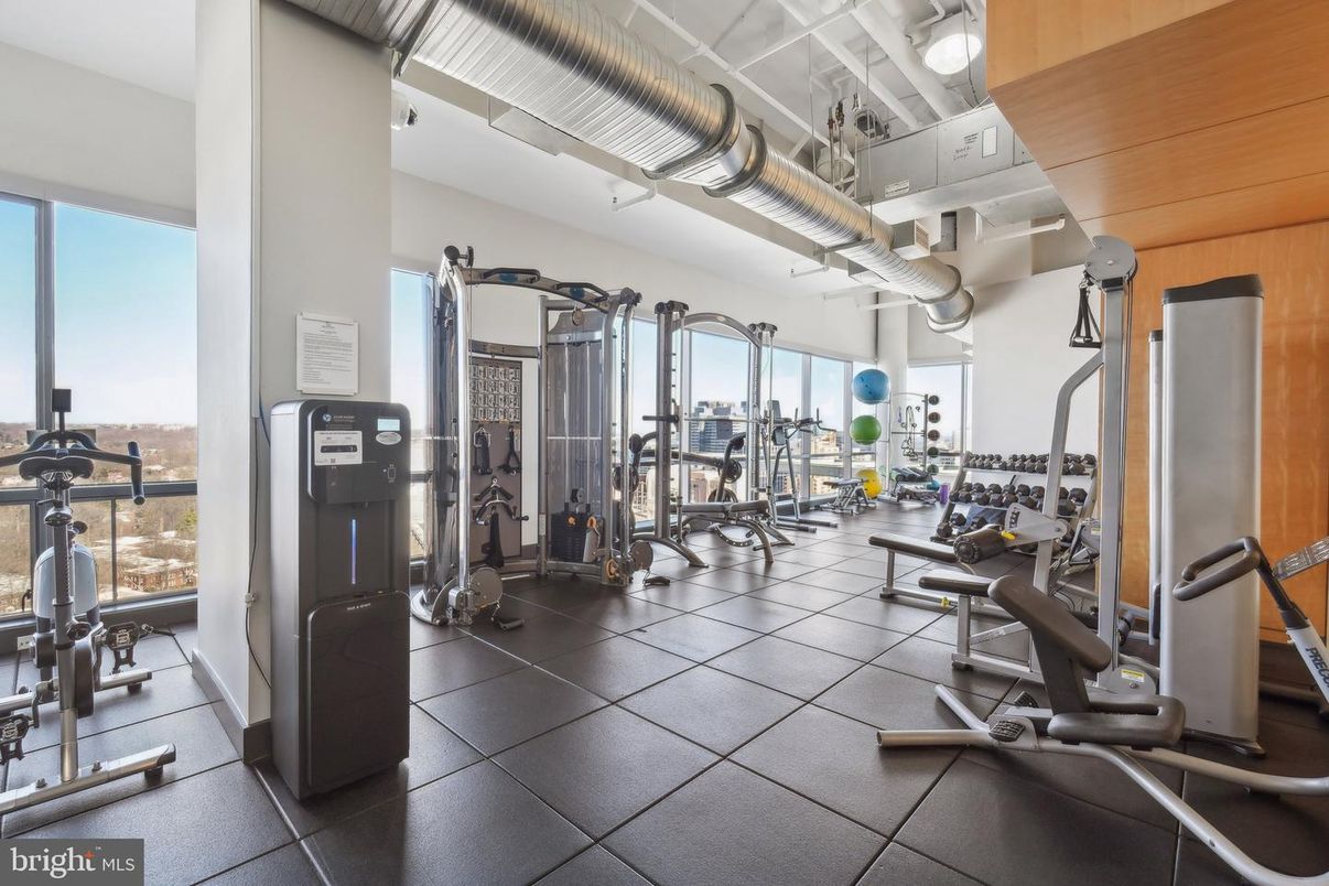 Fitness Equipment, Gym, Interior
