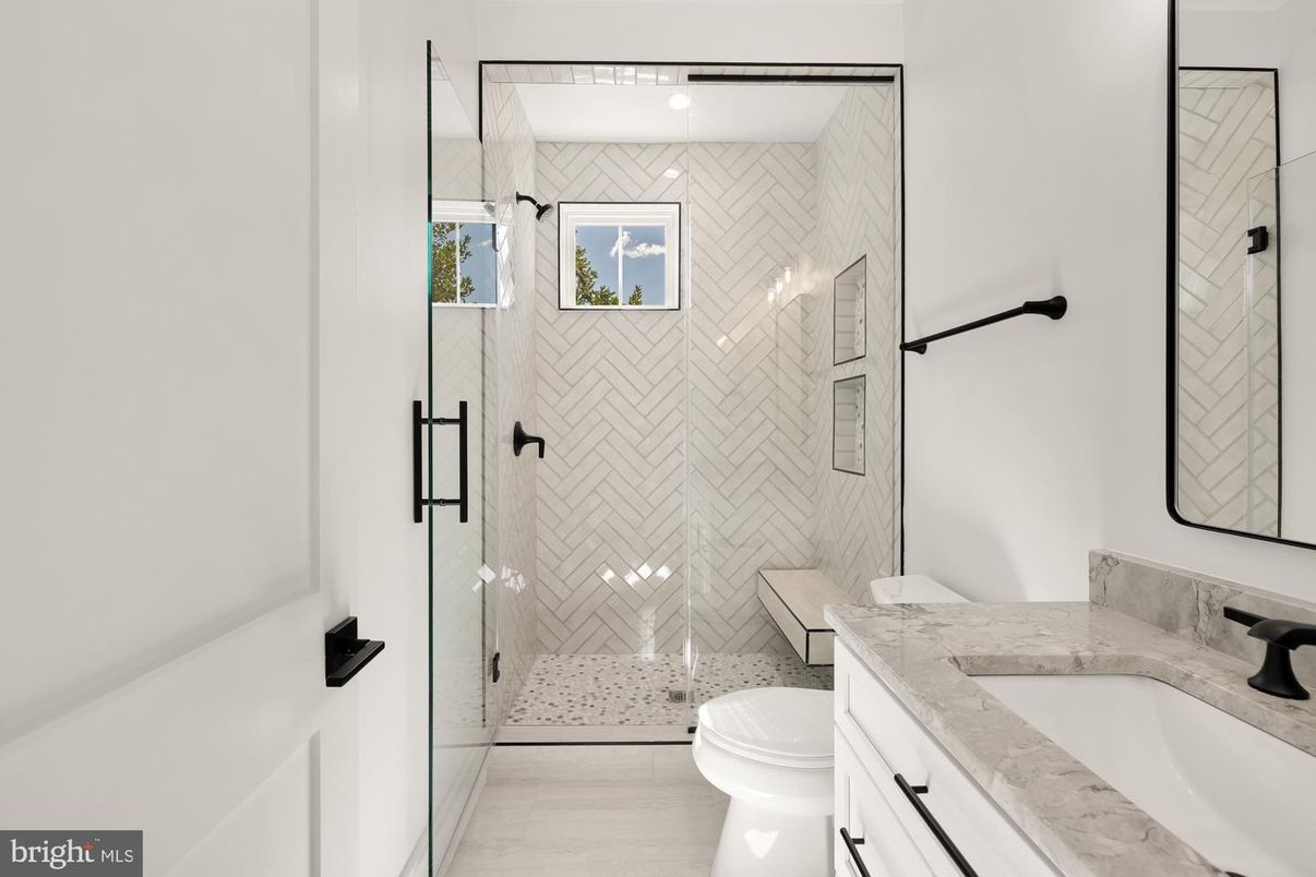 Bathroom, Glass Shower, Interior