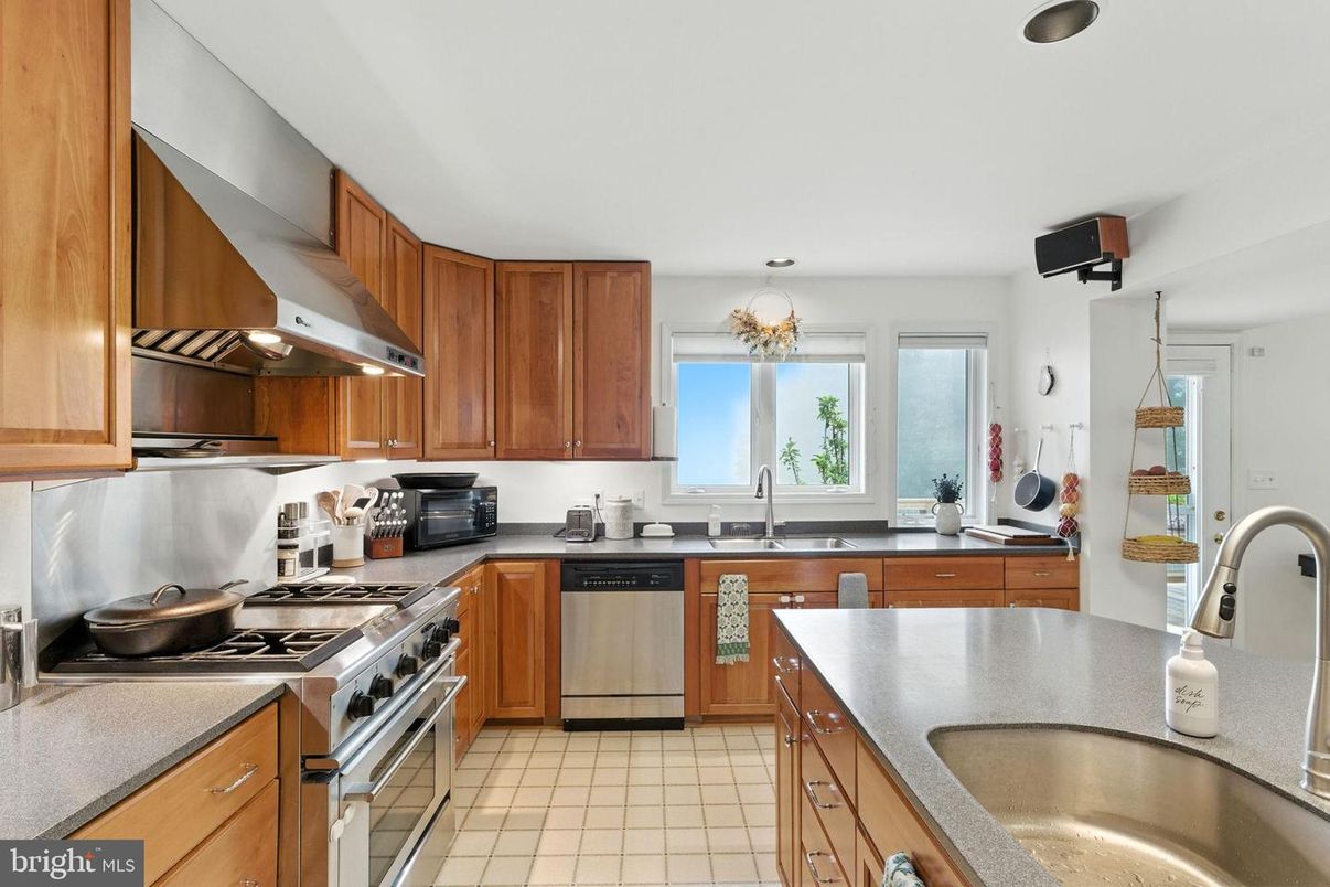 Interior, Kitchen, Recessed Lighting, Stainless Steel Appliances