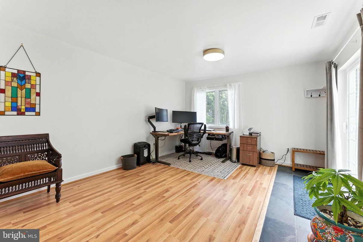 Home Office, Interior, Wood Texture Flooring