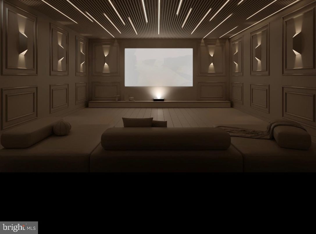 Interior, Projection Screen, Theatre Room