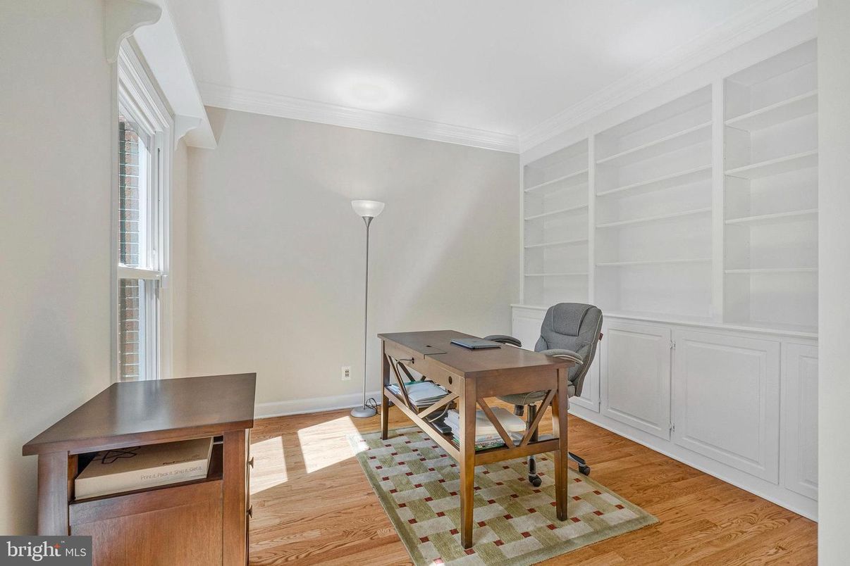 Home Office, Interior, Wood Texture Flooring