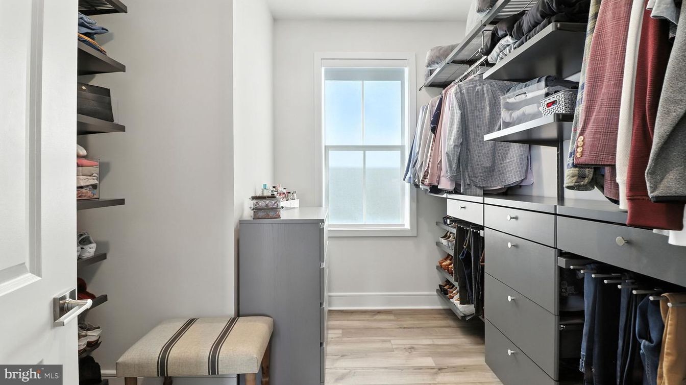 Interior, Walk-in Closets, Wood Texture Flooring