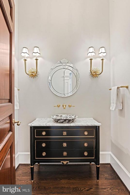 Bathroom, Interior, Wood Texture Flooring