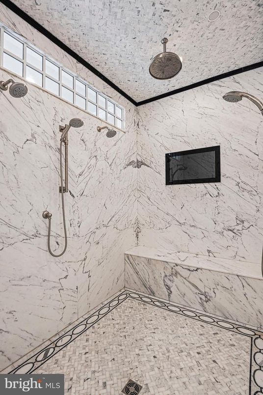 Bathroom, Interior, Marble Walls
