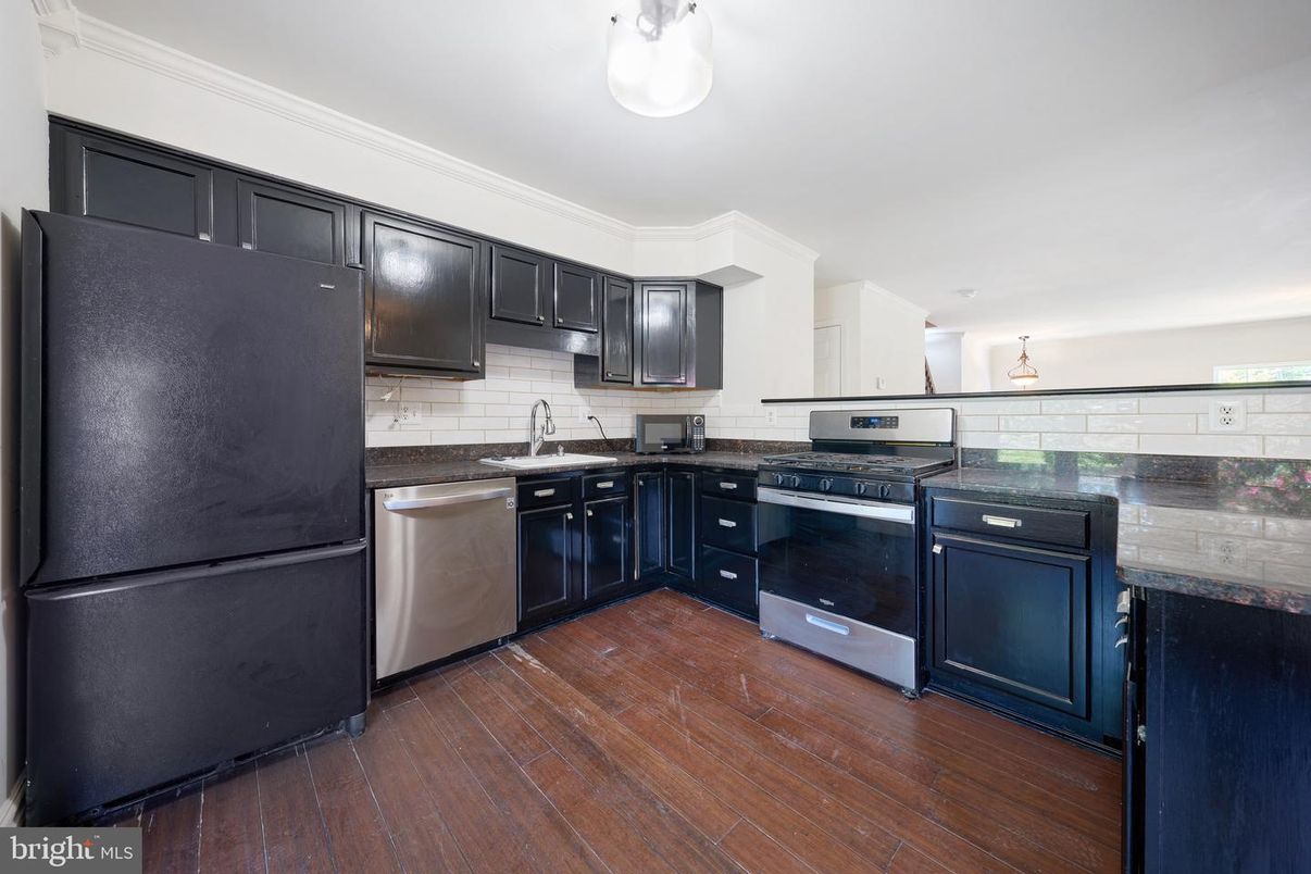 Interior, Kitchen, Wood Texture Flooring