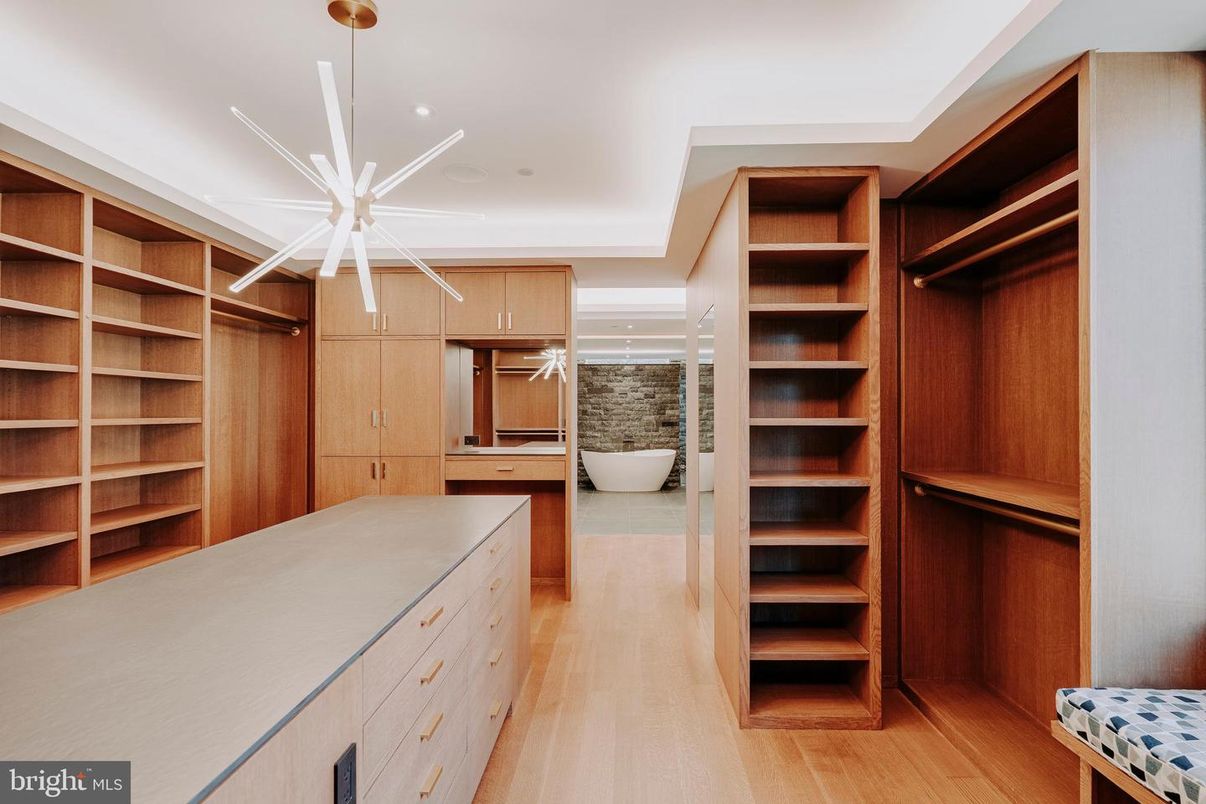 Interior, Recessed Lighting, Walk-in Closets, Wood Texture Flooring