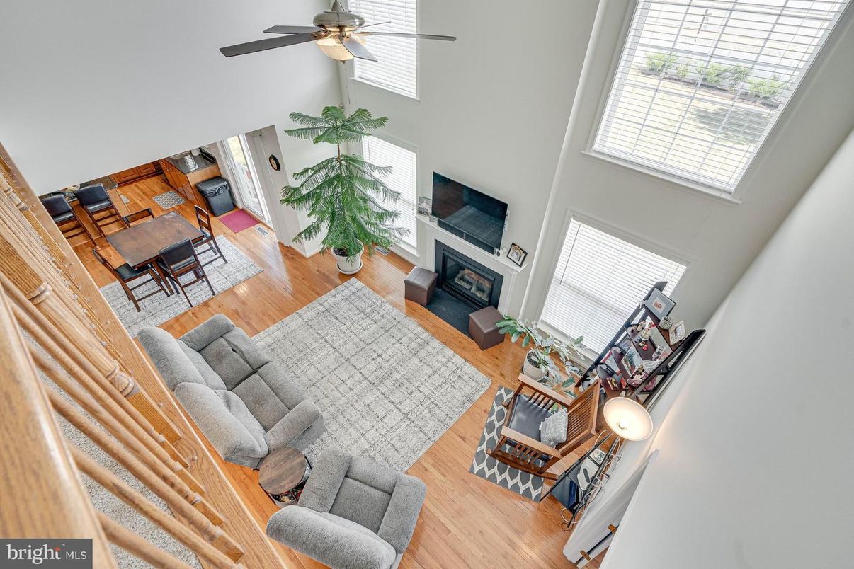 Dining room, Fireplace, Interior, Living room, Wood Texture Flooring