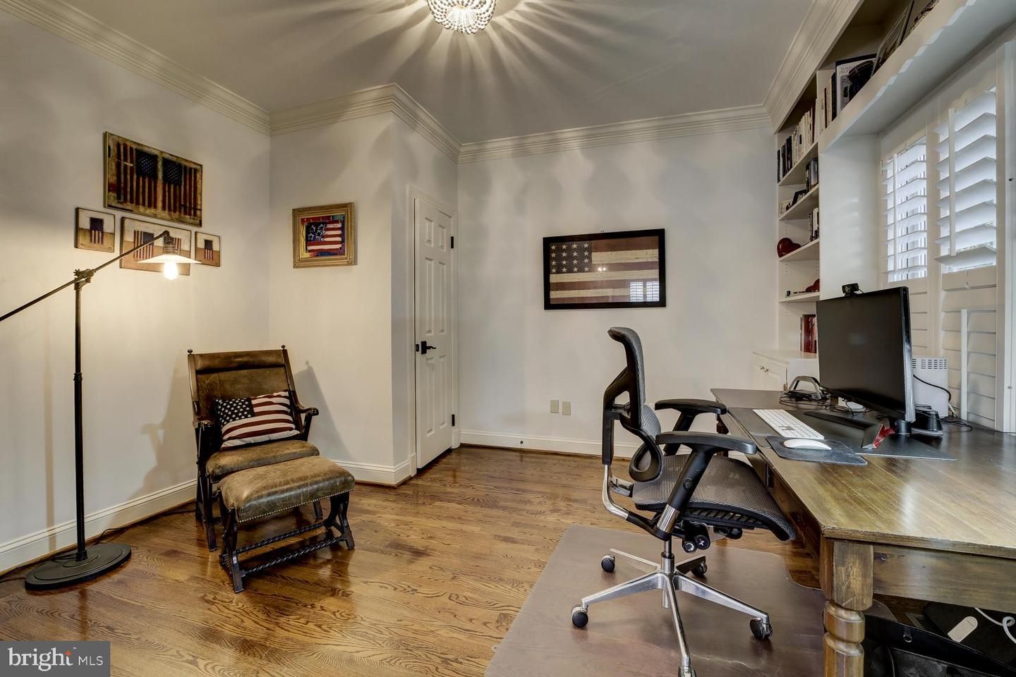 Home Office, Interior, Wood Texture Flooring