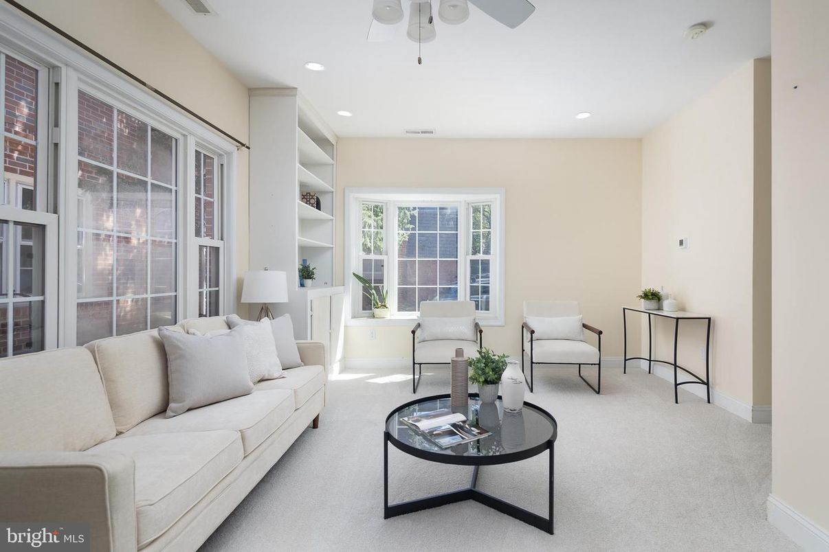 Interior, Living room, Recessed Lighting