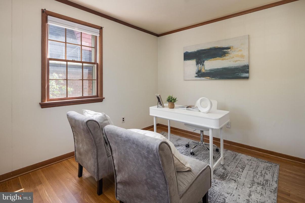 Home Office, Interior, Wood Texture Flooring