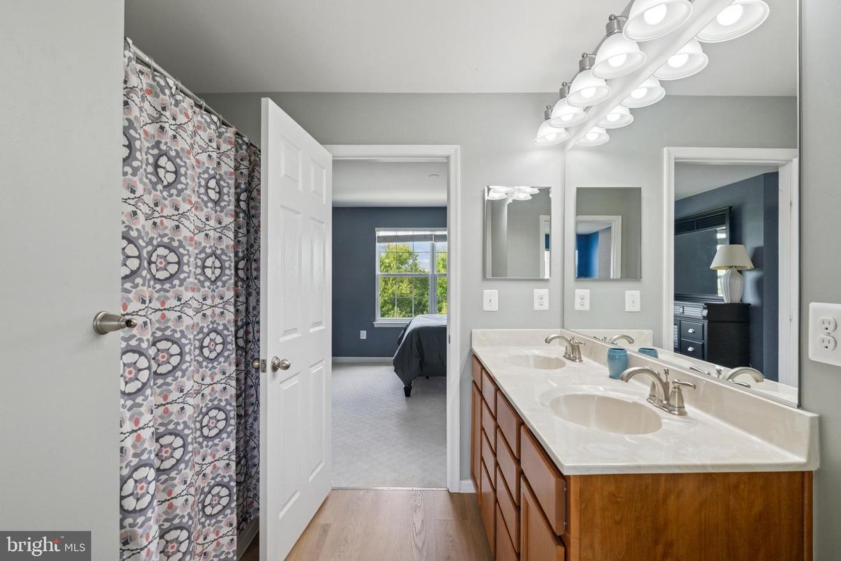 Bathroom, Interior, Wood Texture Flooring