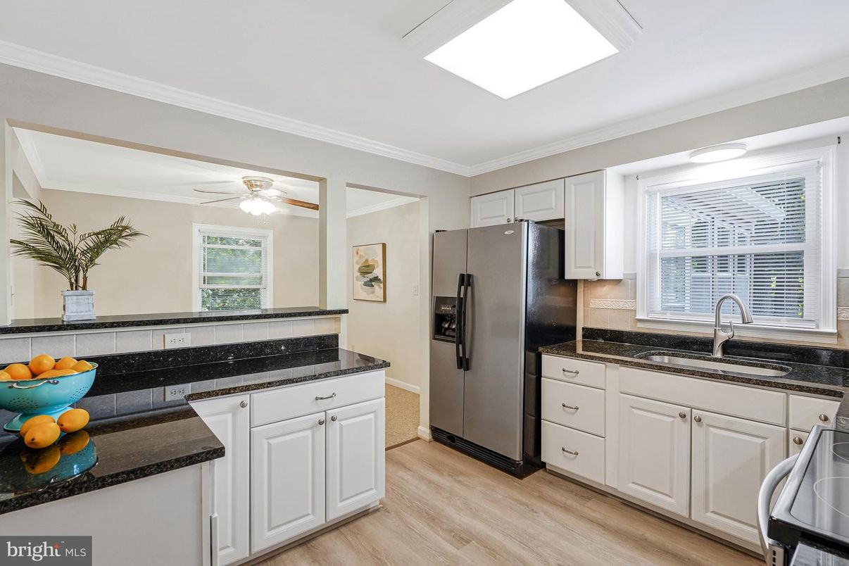 Interior, Kitchen, Wood Texture Flooring