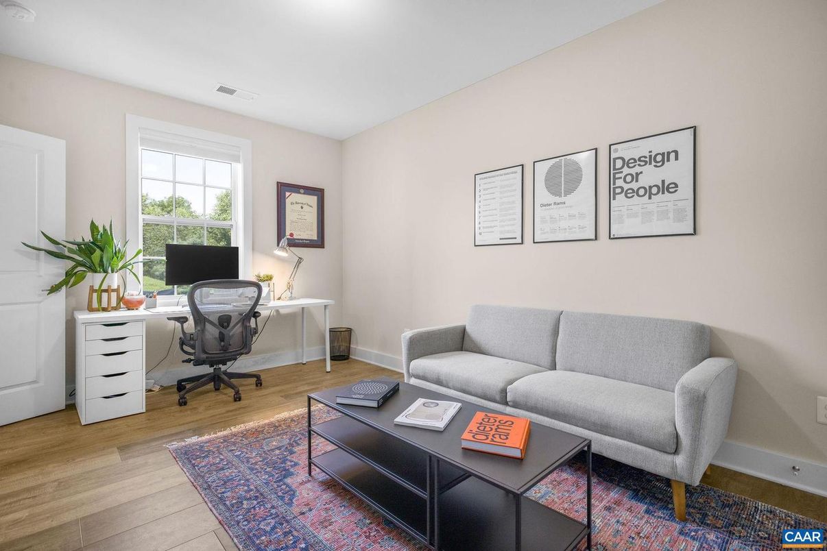 Home Office, Interior, Wood Texture Flooring