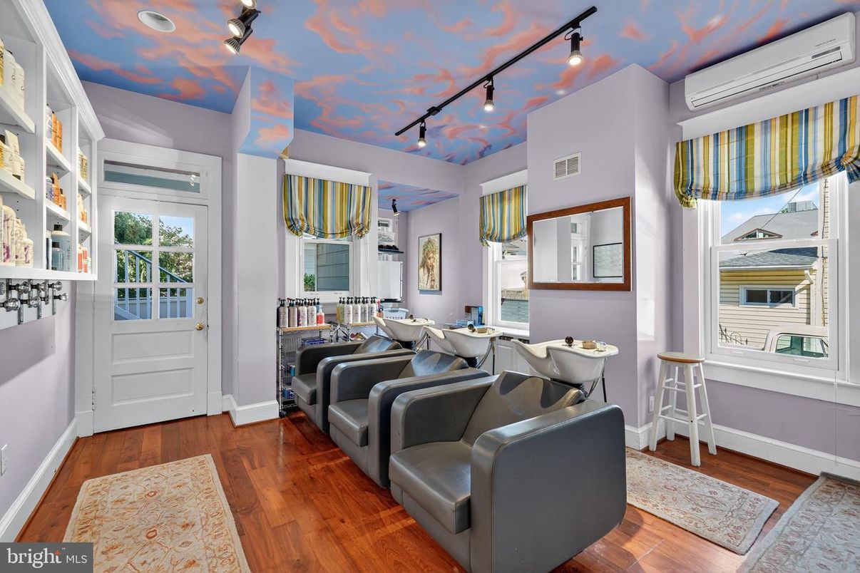 Home Theatre Room, Interior, Wood Texture Flooring