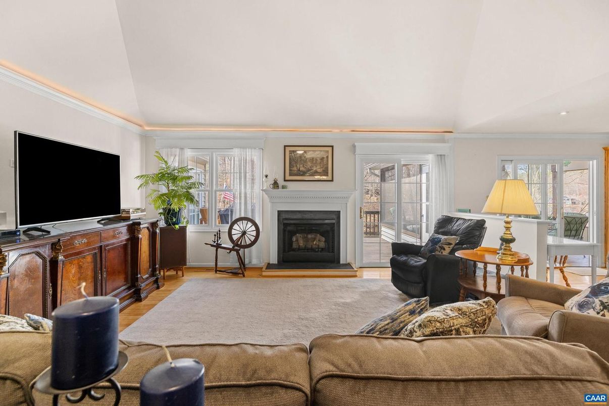 Fireplace, Interior, Living room, Wood Texture Flooring
