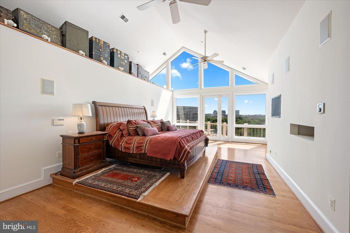 Bedroom, Interior, Wood Texture Flooring