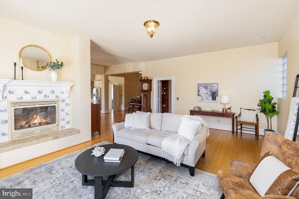 Fireplace, Interior, Living room, Wood Texture Flooring