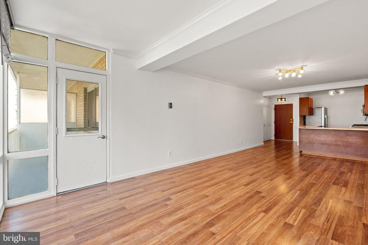 Empty room, Interior, Kitchen, Wood Texture Flooring
