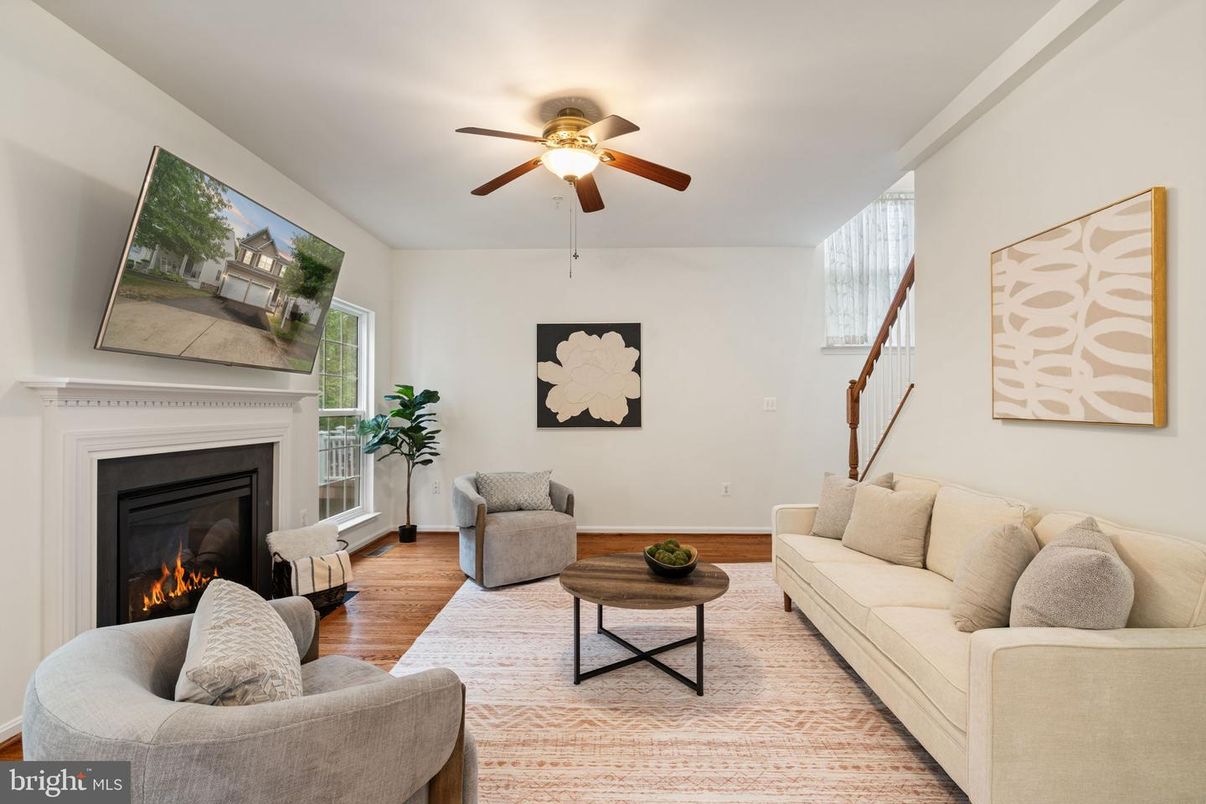 Fireplace, Interior, Living room, Wood Texture Flooring