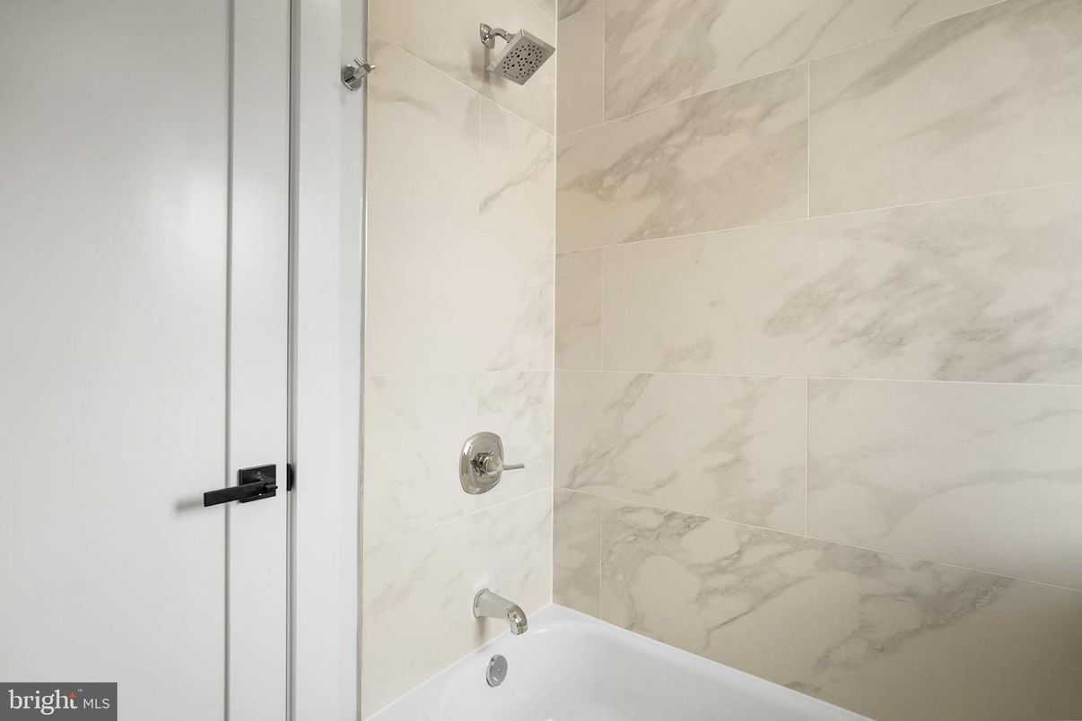 Bathroom, Glass Shower, Interior, Marble Walls