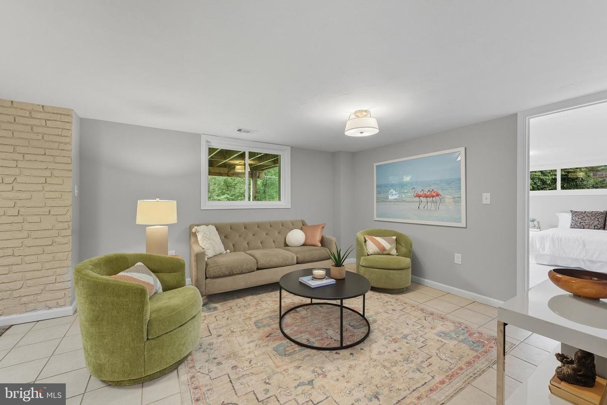 Interior, Living room, Stone Walls