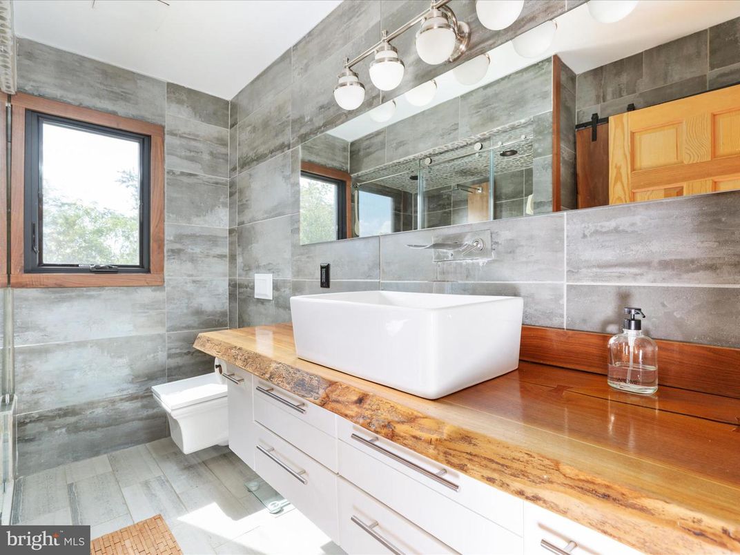 Bathroom, Free Standing Baths, Interior, Wood Texture Flooring