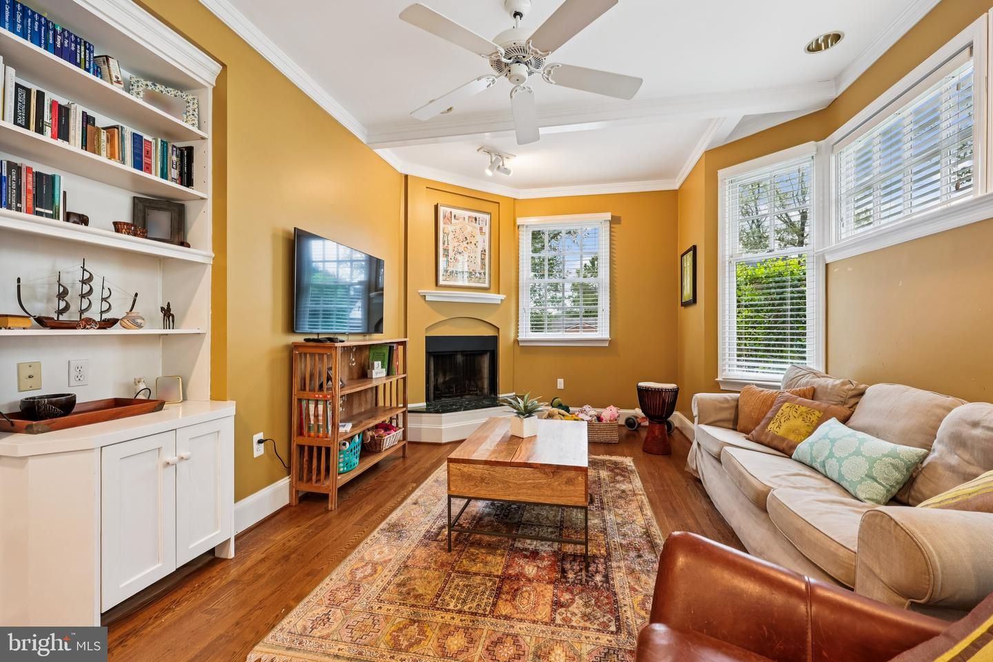 Fireplace, Interior, Living room, Wood Texture Flooring