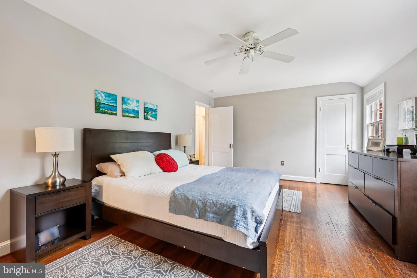 Bedroom, Interior, Wood Texture Flooring