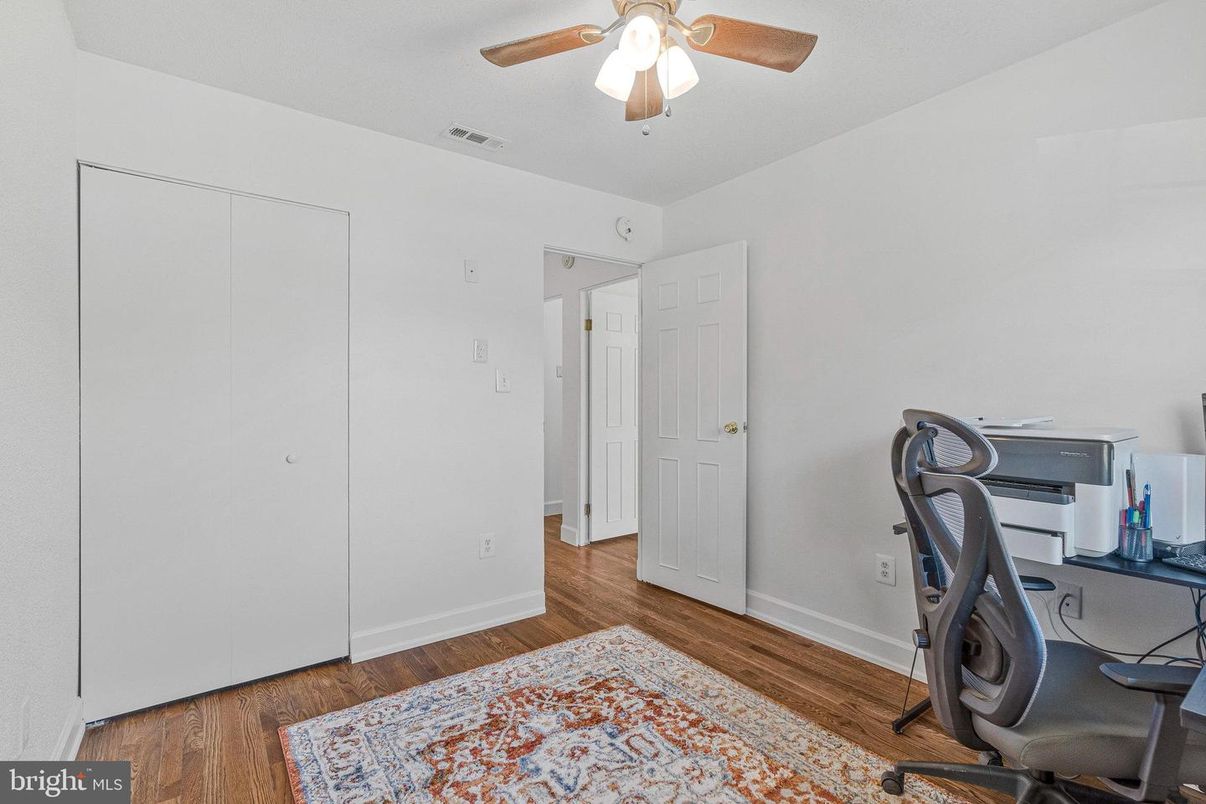 Home Office, Interior, Wood Texture Flooring