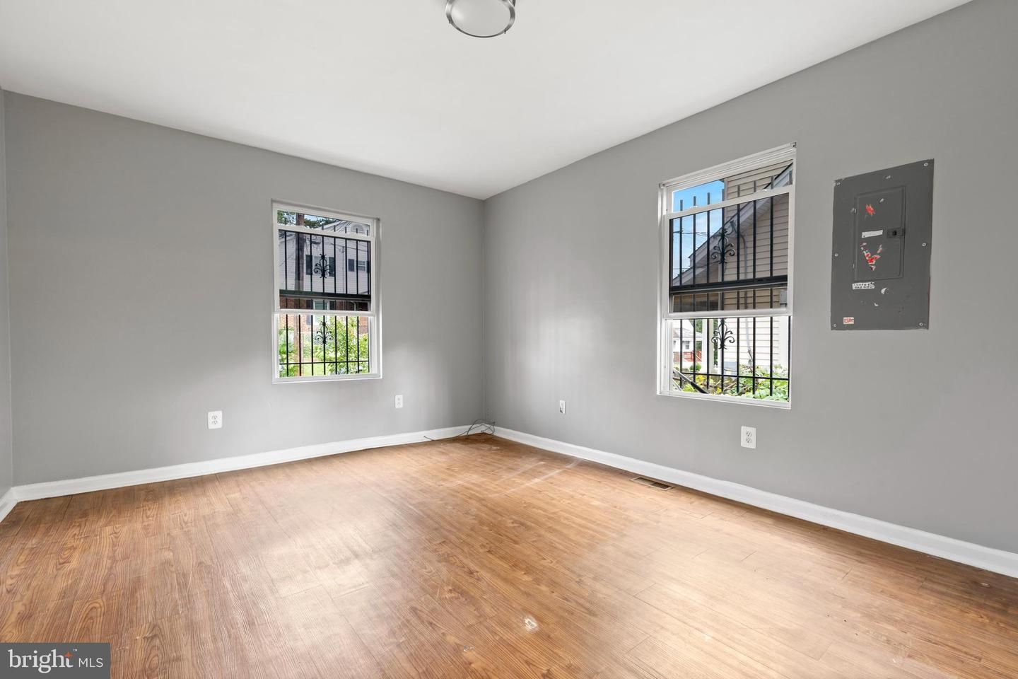 Empty room, Interior, Wood Texture Flooring