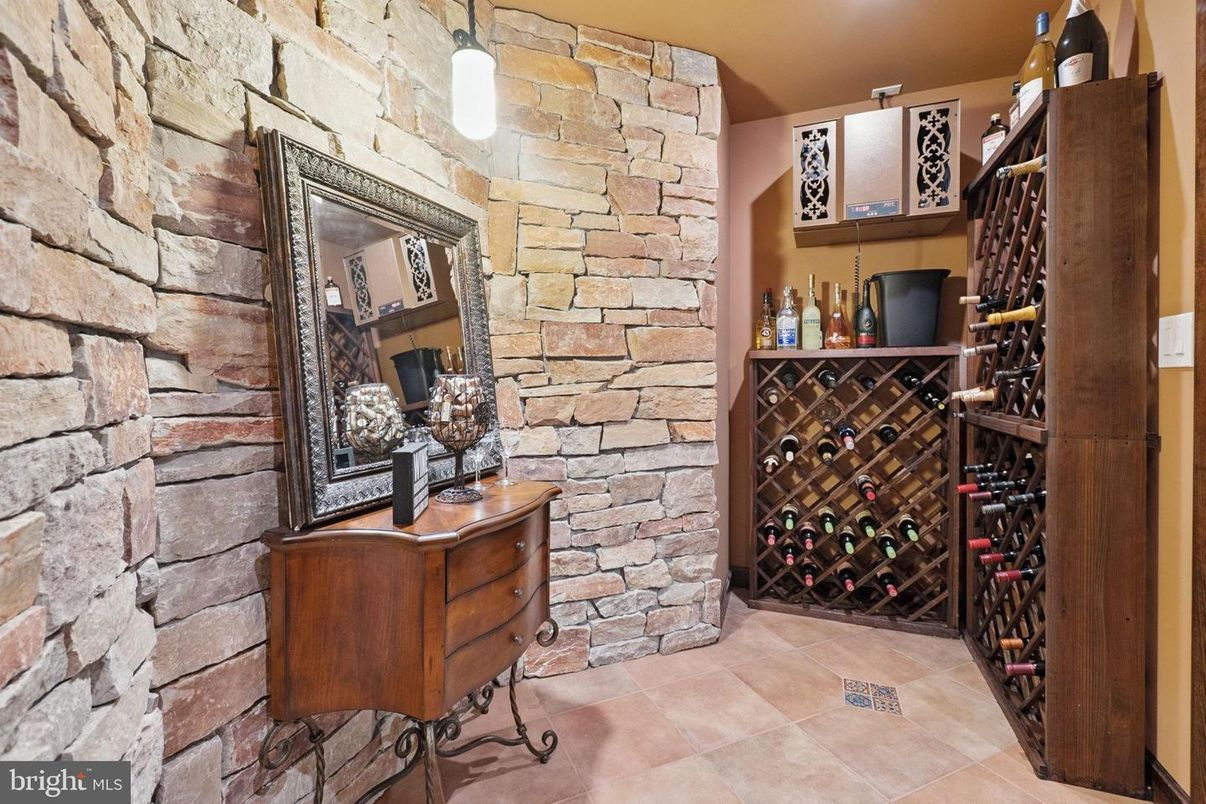 Interior, Stone Walls, Wine Storage
