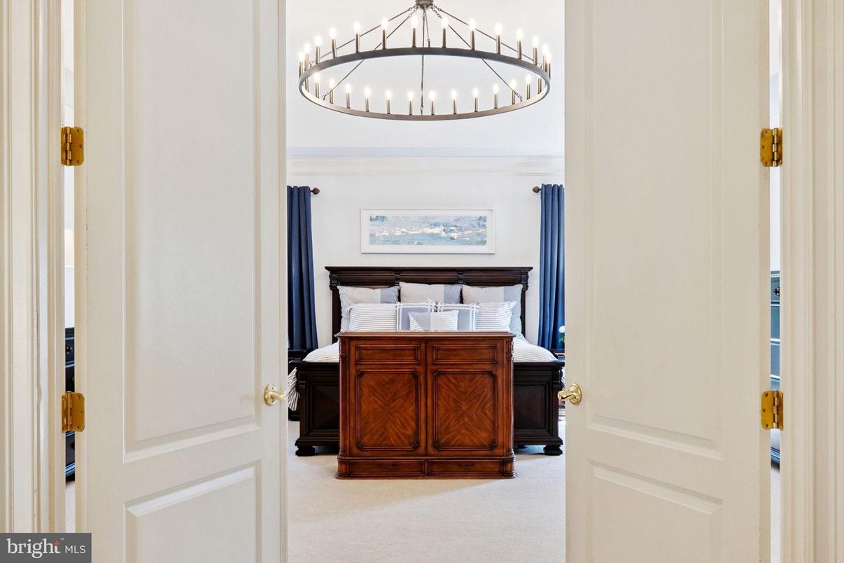 Bedroom, Interior, Pendant Lights