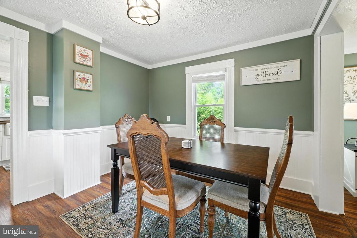 Dining room, Interior, Wood Texture Flooring