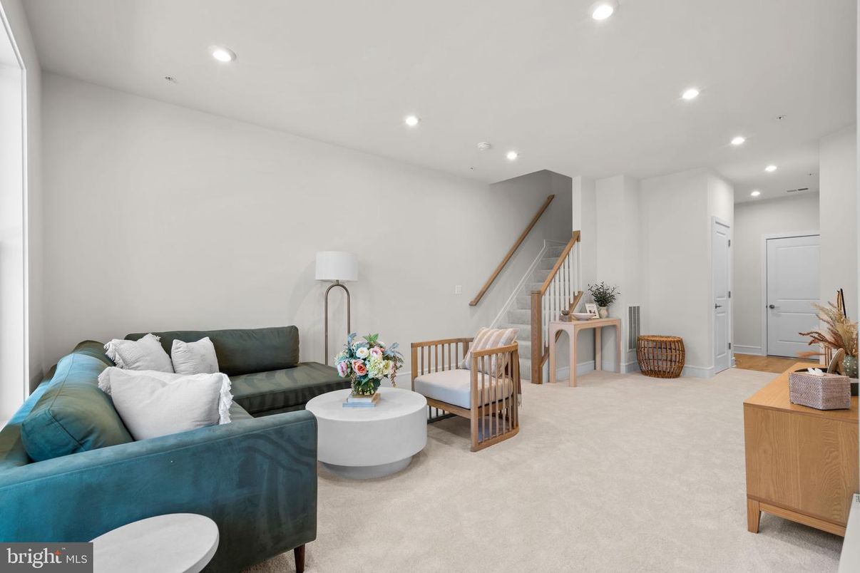 Interior, Living room, Recessed Lighting