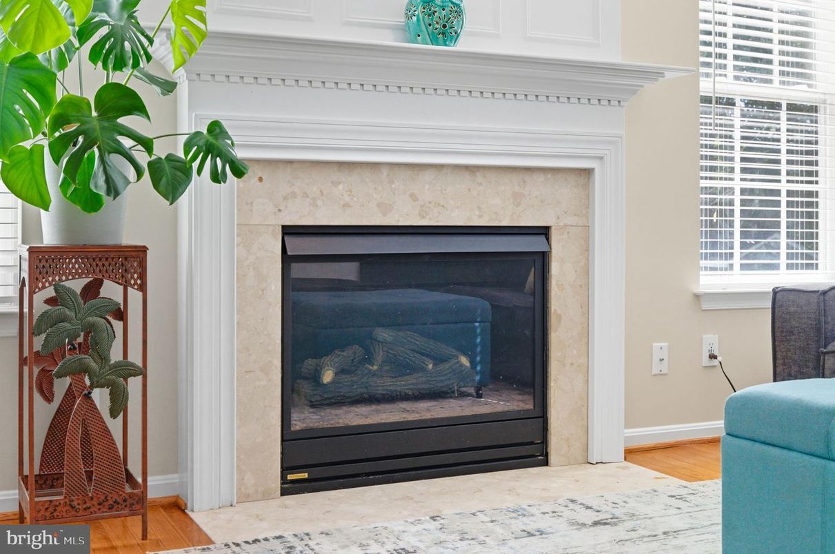 Fireplace, Interior, Wood Texture Flooring