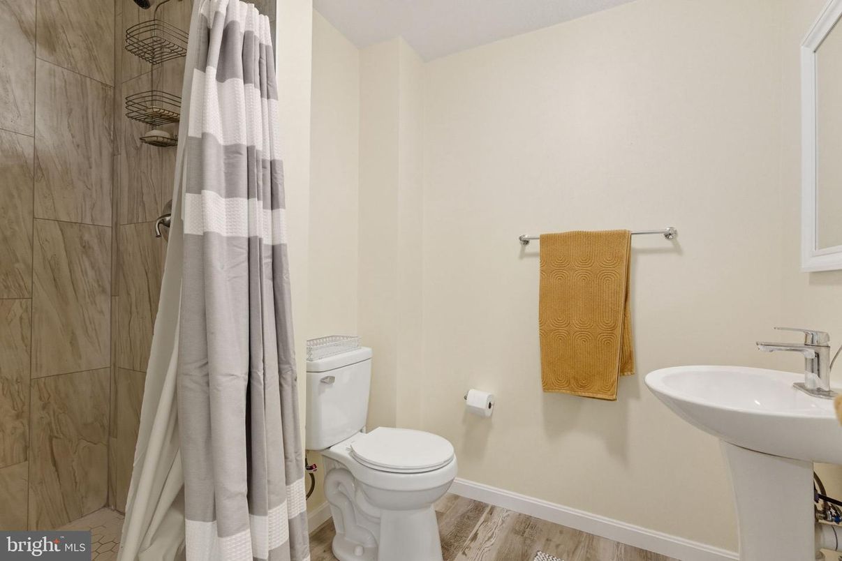 Bathroom, Interior, Wood Texture Flooring