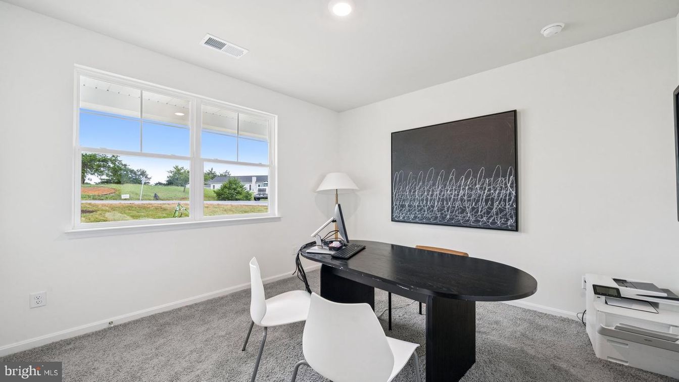 Home Office, Interior, Recessed Lighting