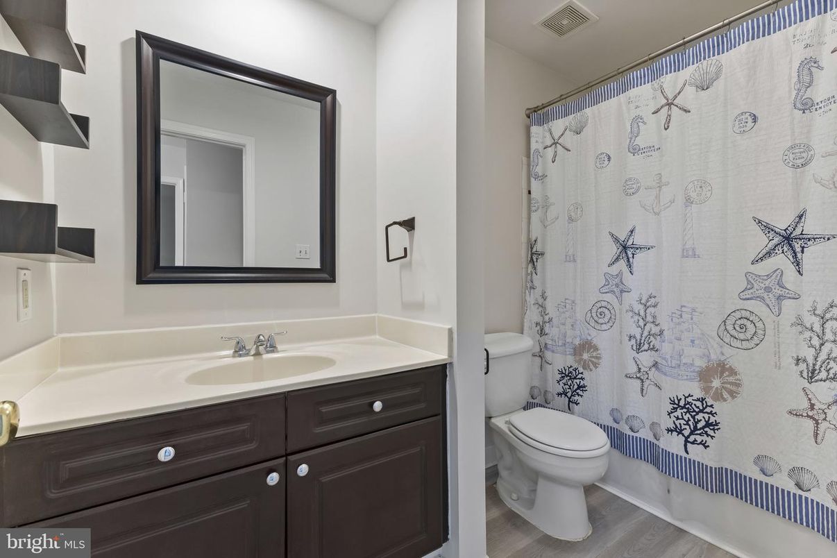 Bathroom, Interior, Wood Texture Flooring