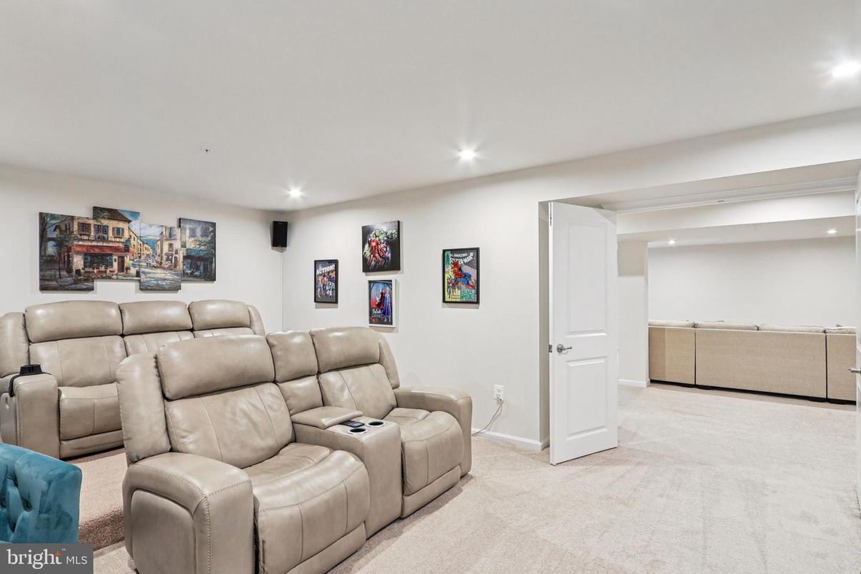 Home Theatre Room, Interior, Recessed Lighting, Theatre Room