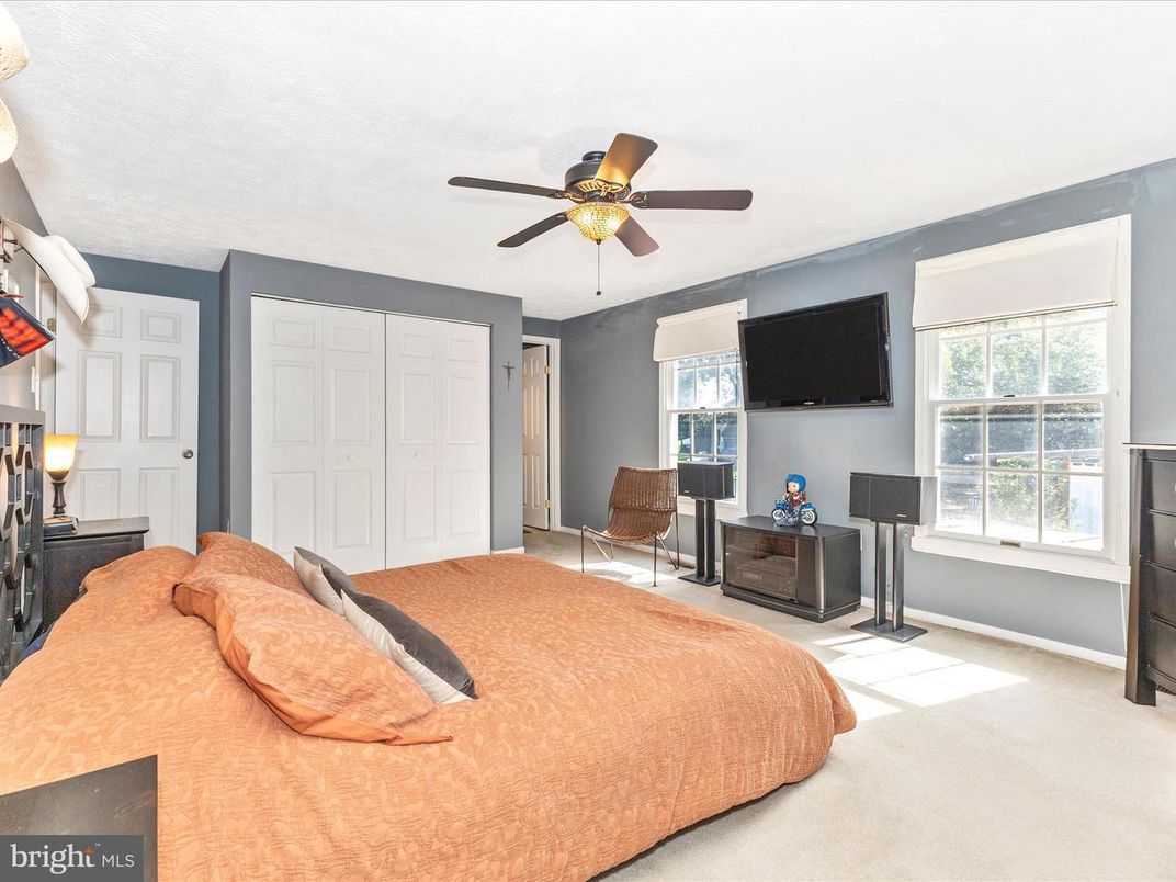 Bedroom, Fireplace, Interior