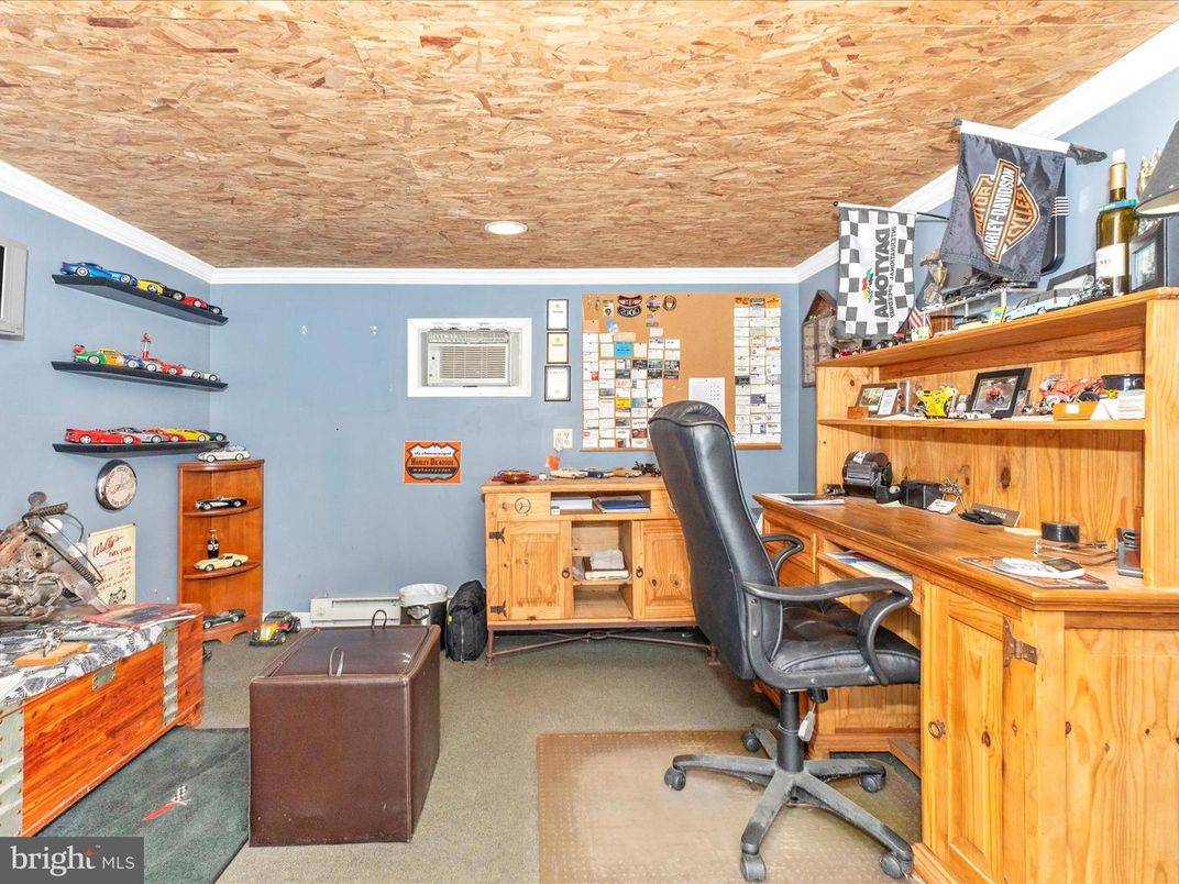 Home Office, Interior, Recessed Lighting