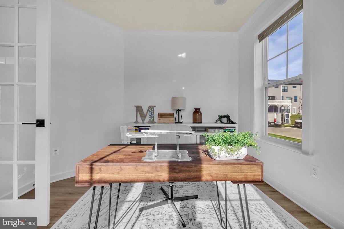 Home Office, Interior, Wood Texture Flooring