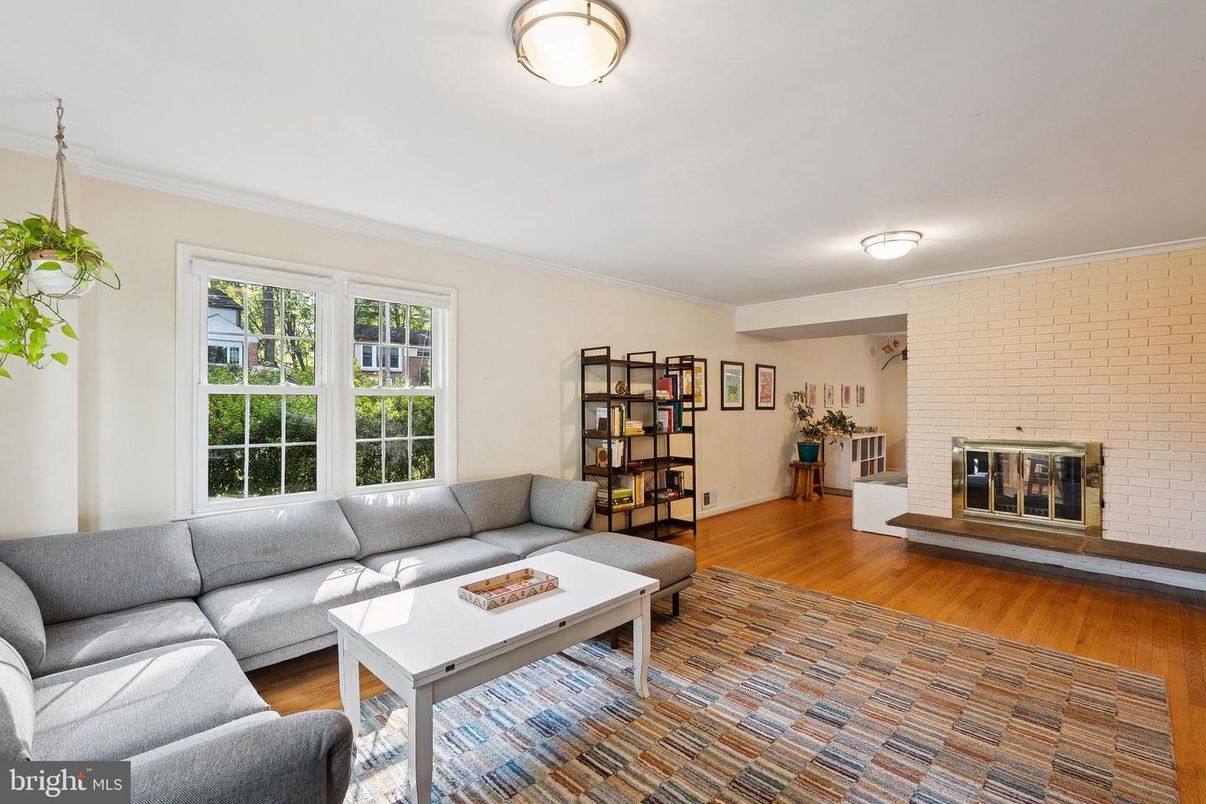 Fireplace, Interior, Living room, Stone Walls, Wood Texture Flooring