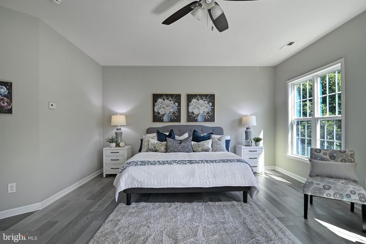 Bedroom, Interior, Wood Texture Flooring