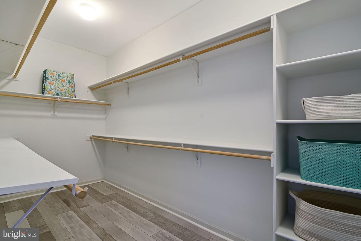 Interior, Walk-in Closets, Wood Texture Flooring