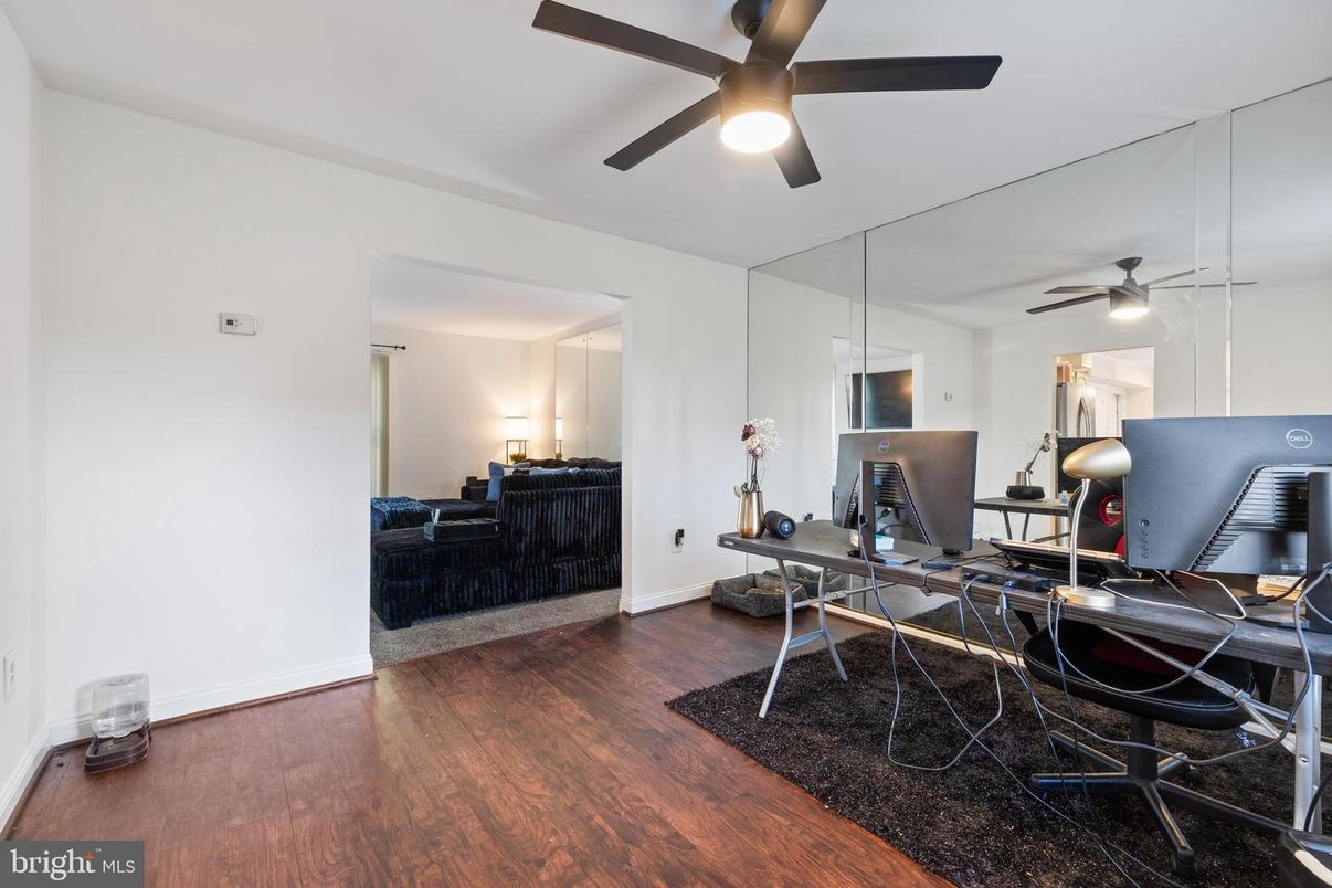 Home Office, Interior, Wood Texture Flooring